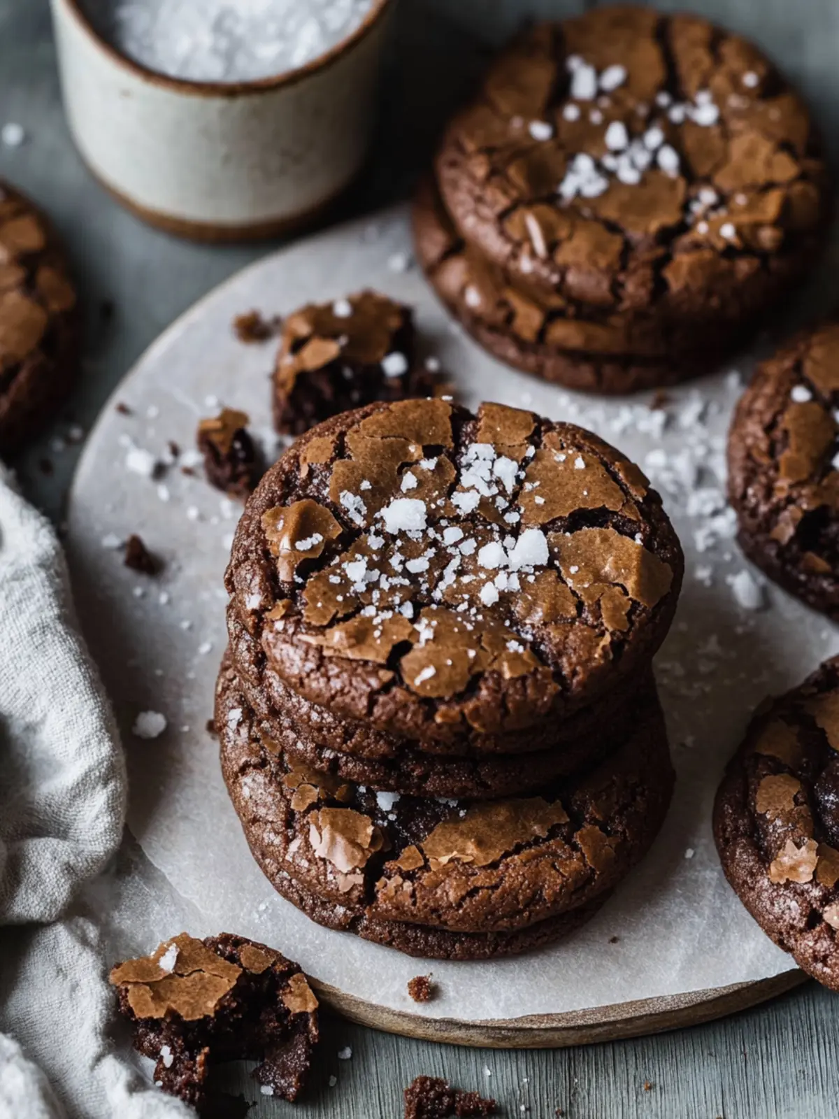 Irresistible Salted Brownie Cookies for Chocolate Lovers 5 Salted Brownie Cookies