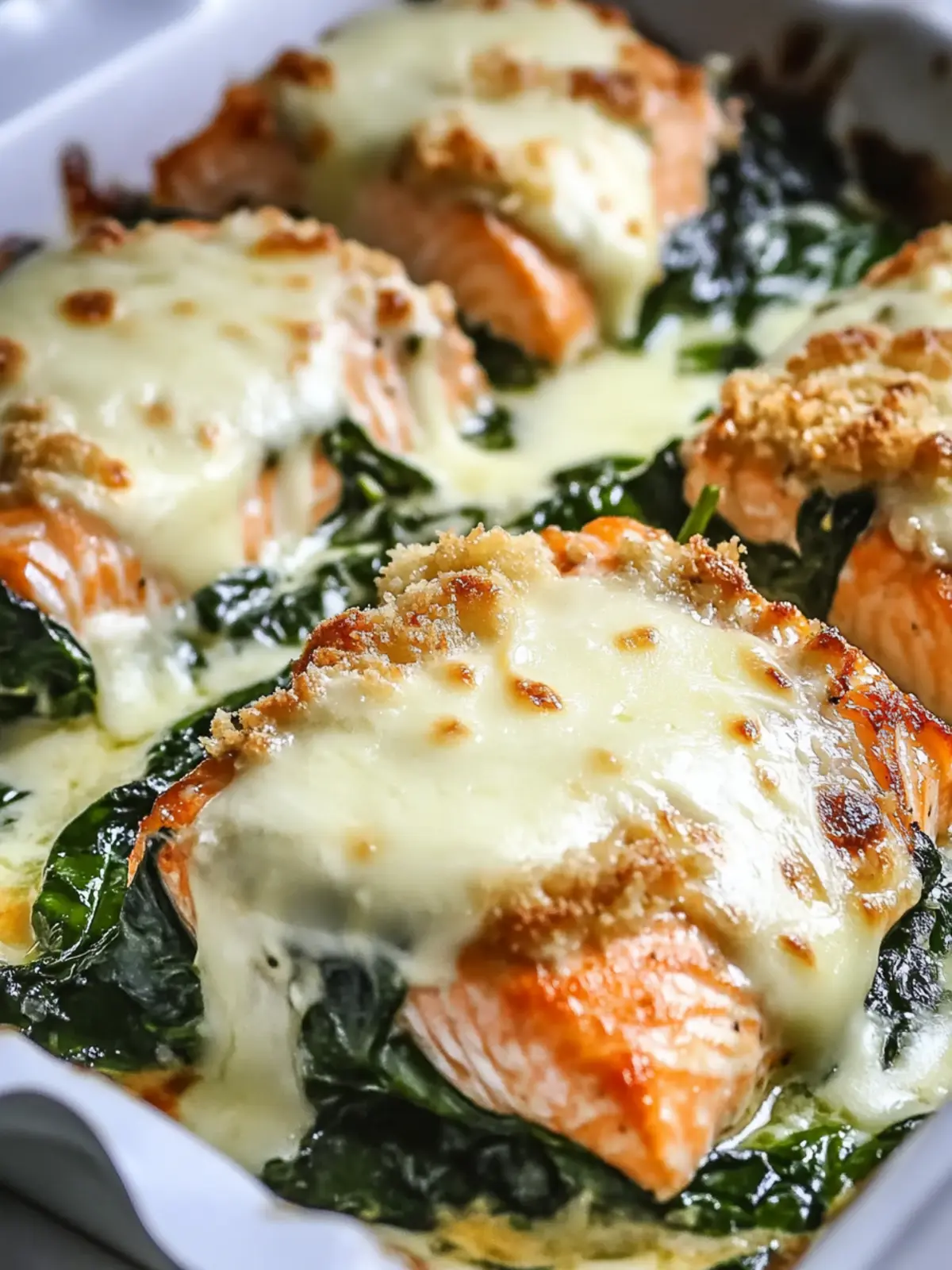Irresistible Baked Salmon with Spinach and Mozzarella Magic 5 Irresistible Baked Salmon with Spinach and Mozzarella Bliss