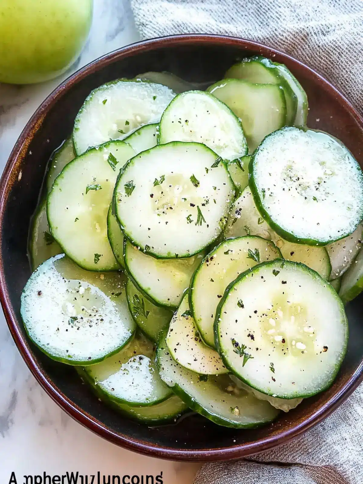 Refresh Your Summer with Apple Cider Vinegar Cucumber Salad 5 Apple Cider Vinegar Cucumber Salad