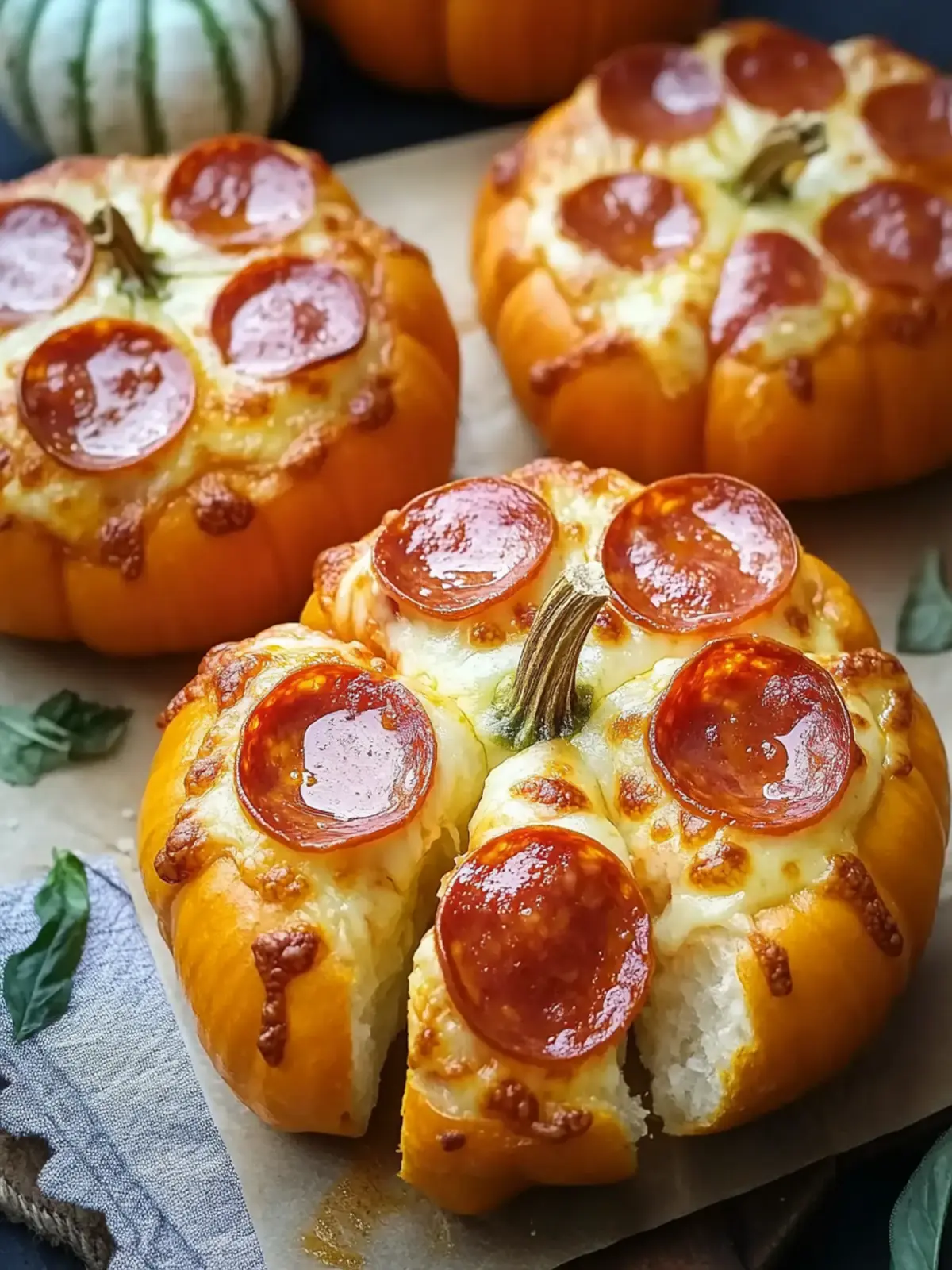 Delicious Pepperoni Pizza Pumpkins for Your Cozy Fall Gatherings 2 Pepperoni Pizza Pumpkins