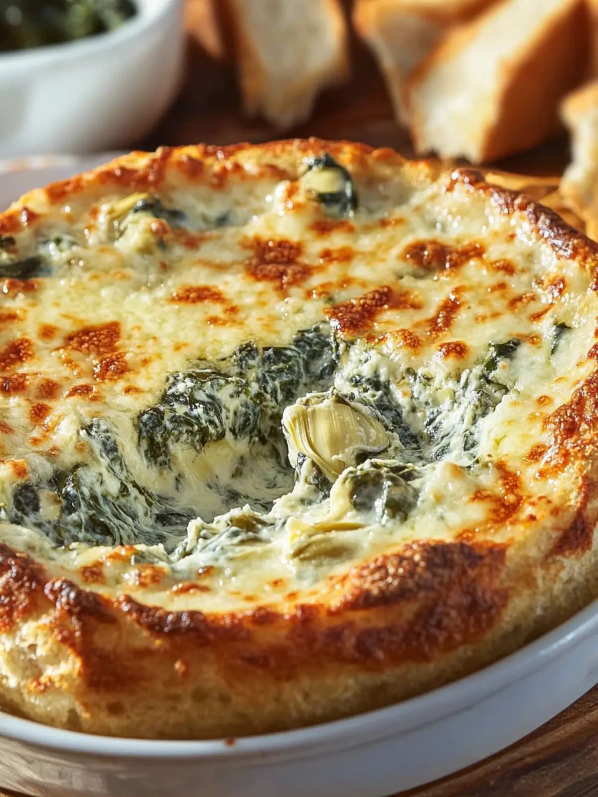 Spinach & Artichoke Dip: Hot, Cheesy & Devour-Worthy Delight 4 Spinach & Artichoke Dip : Hot, Cheesy & Crowd-Pleasing