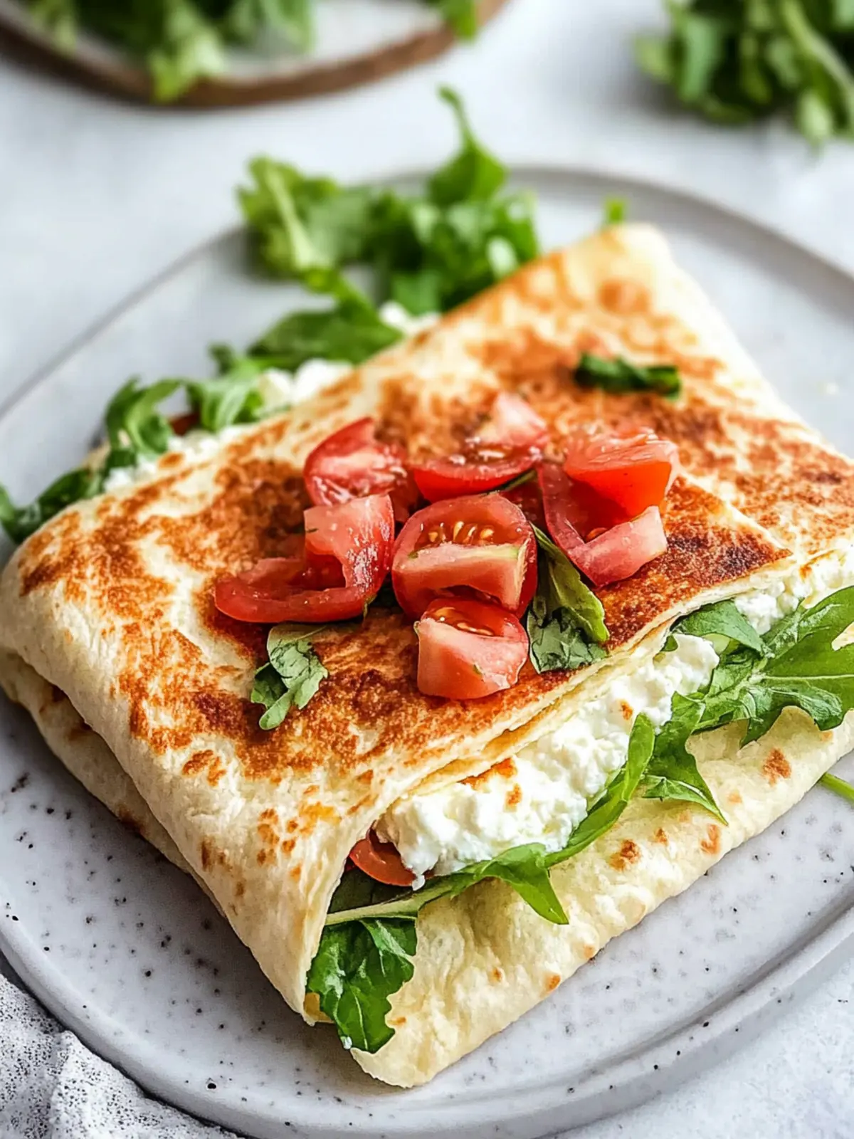 Delicious Cottage Cheese Wraps: High-Protein Snack Solution 2 Cottage Cheese Wraps