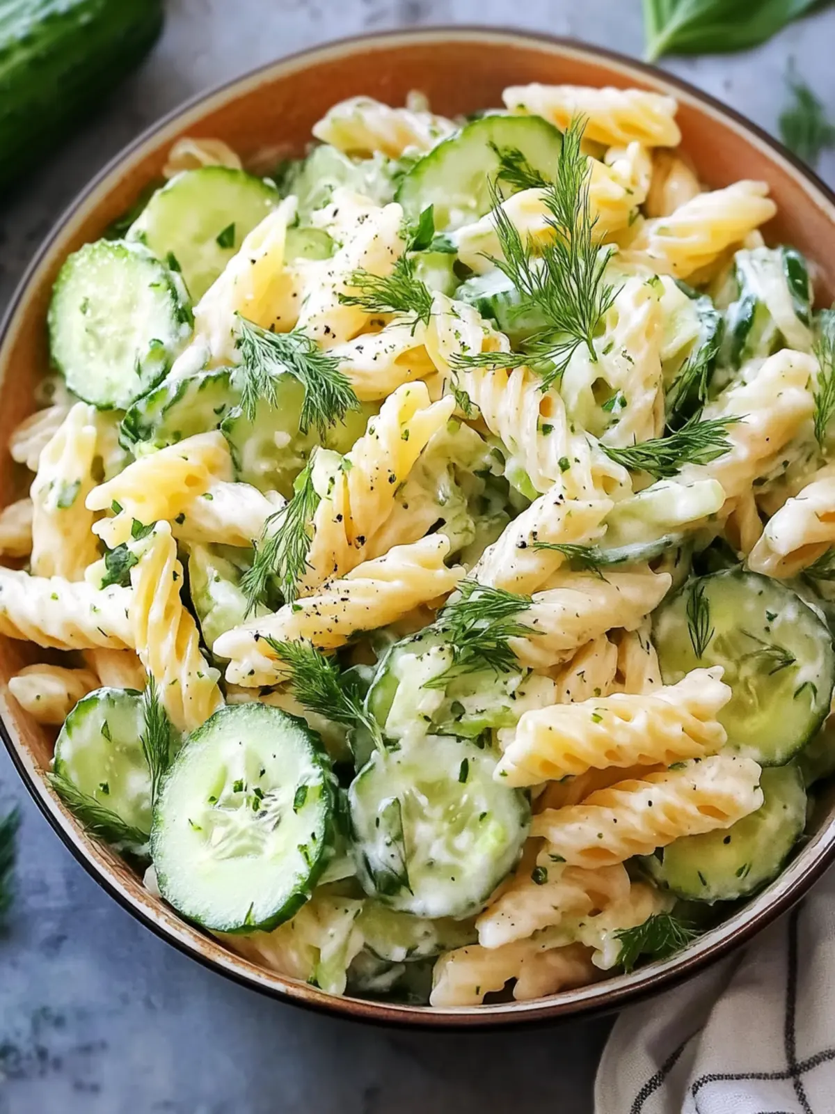 Healthy Cucumber Pasta Salad for Refreshing Summer Bliss 5 Healthy Cucumber Pasta Salad