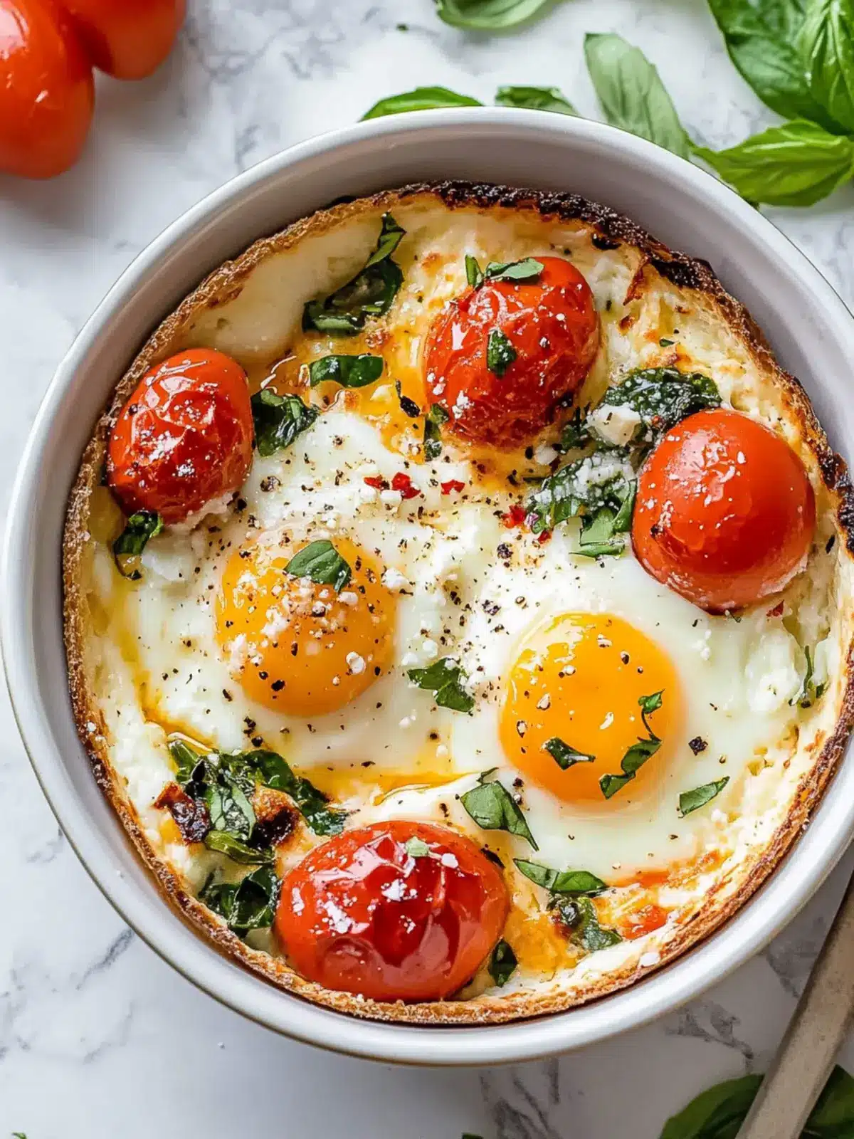 Baked Feta Eggs Recipe – A Flavor-Packed Breakfast Joy 5 Baked Feta Eggs Recipe