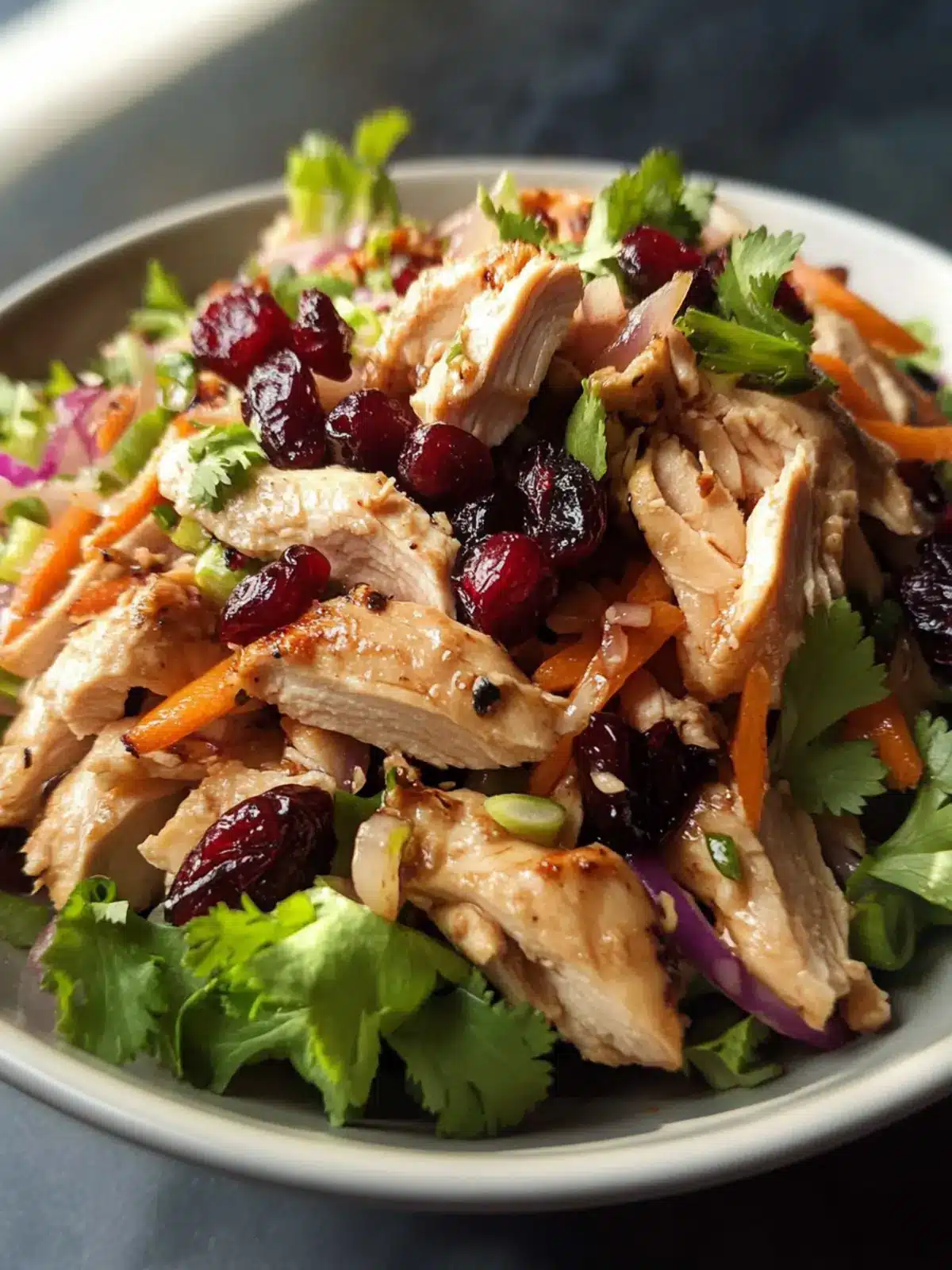 Why You’ll Love This Quick Asian Chicken Cranberry Salad 2 Why You’ll Love This Asian Chicken Cranberry Salad
