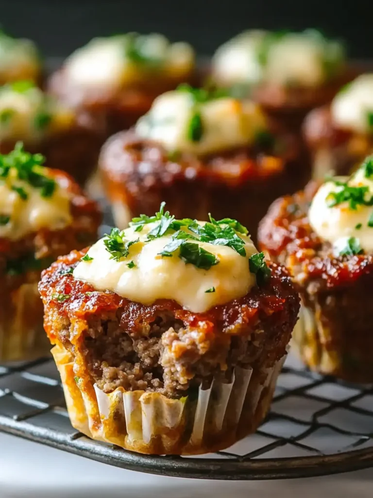Mini Meatloaf Muffins: 1 Easy Recipe