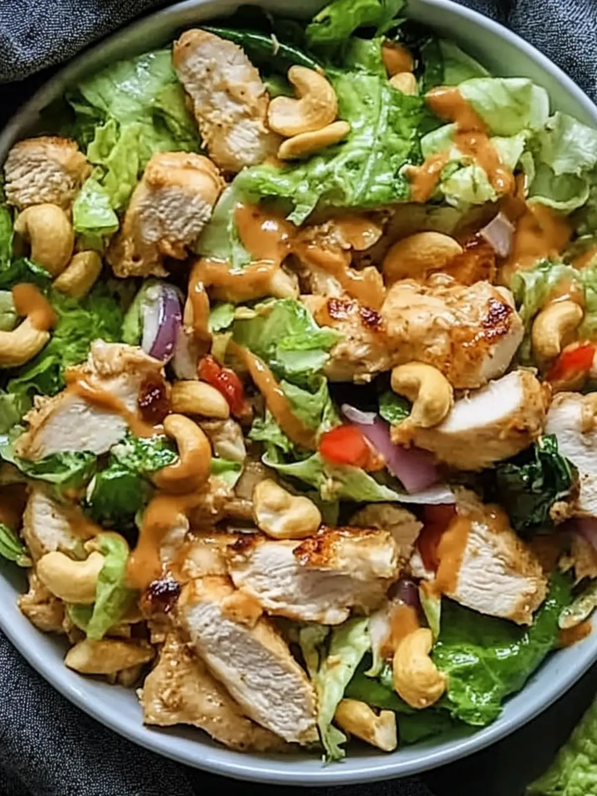 Chicken Cashew Crunch Salad: Quick, Nutritious, and Irresistible 5 Chicken Cashew Crunch Salad
