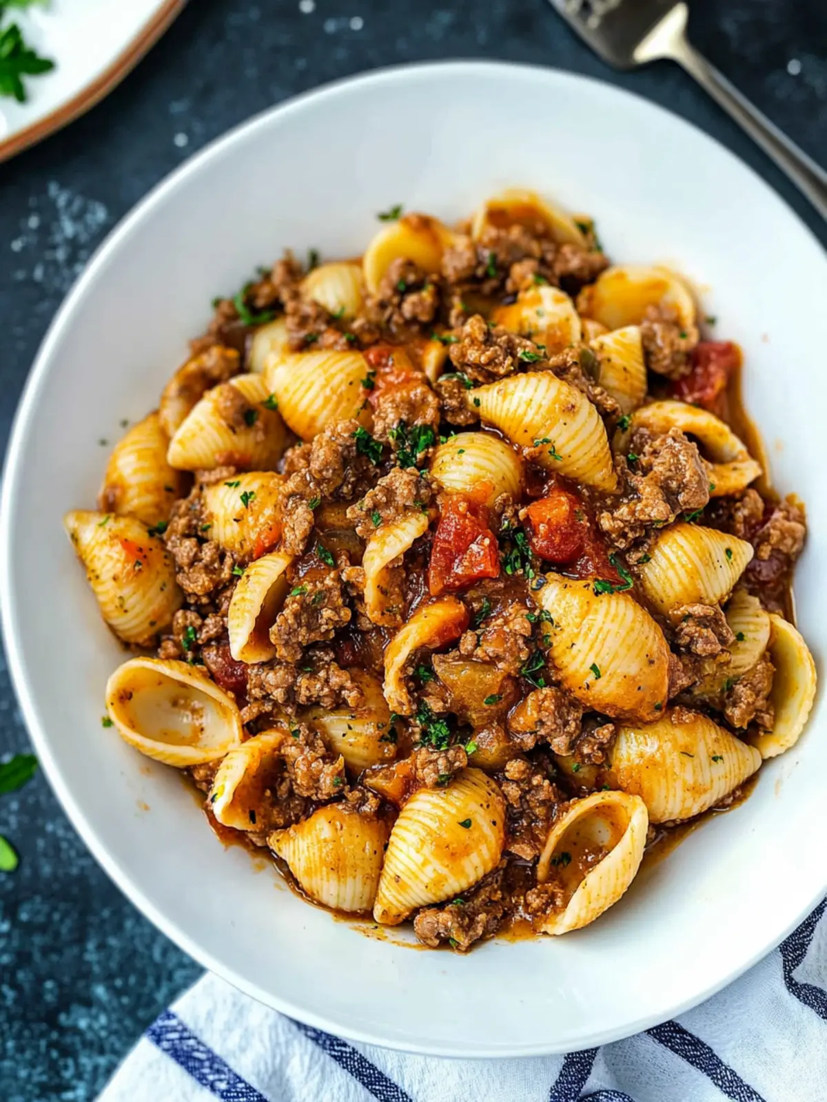 Creamy Beef and Shells: Comfort Food in 30 Minutes Flat 2 Creamy Beef and Shells