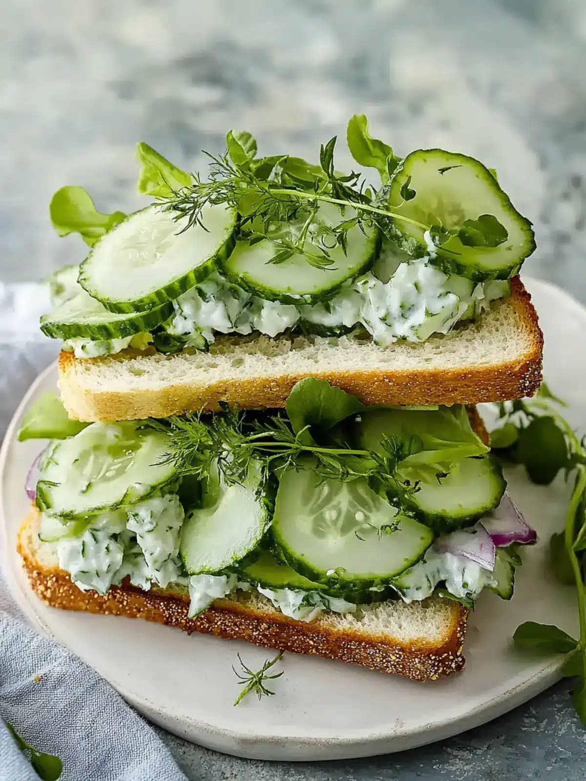 Refreshing Easy Cucumber Salad Sandwiches for Busy Days 3 Easy Cucumber Salad Sandwiches