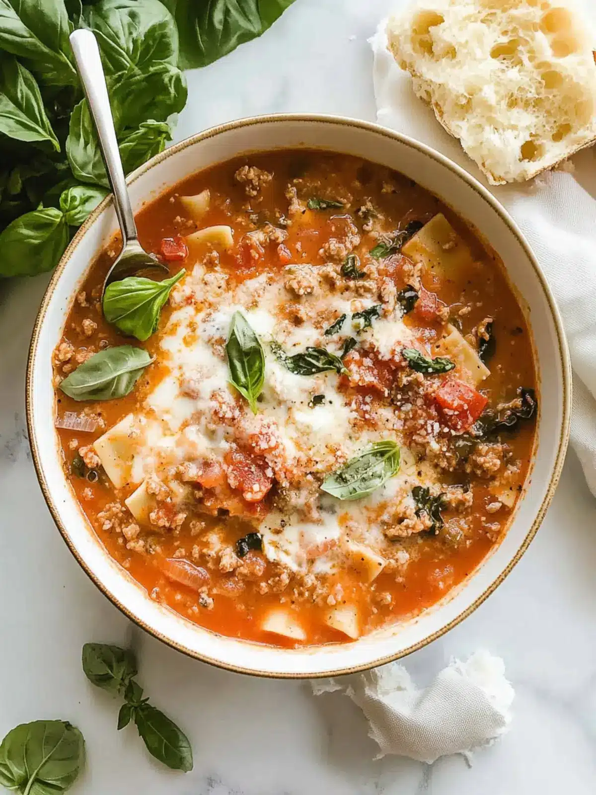 Cozy Up with Easy Creamy Lasagna Soup in 40 Minutes 5 Easy Creamy Lasagna Soup