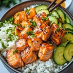 Sriracha Honey Salmon Bowls