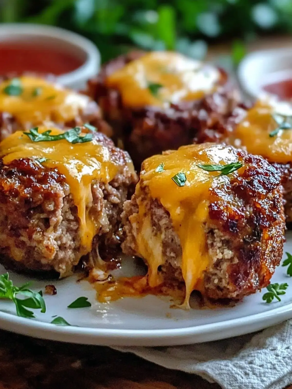 Cheesy Stuffed Meatloaf Bites That Make Dinner Fun Again 4 Cheesy Stuffed Meatloaf Bites