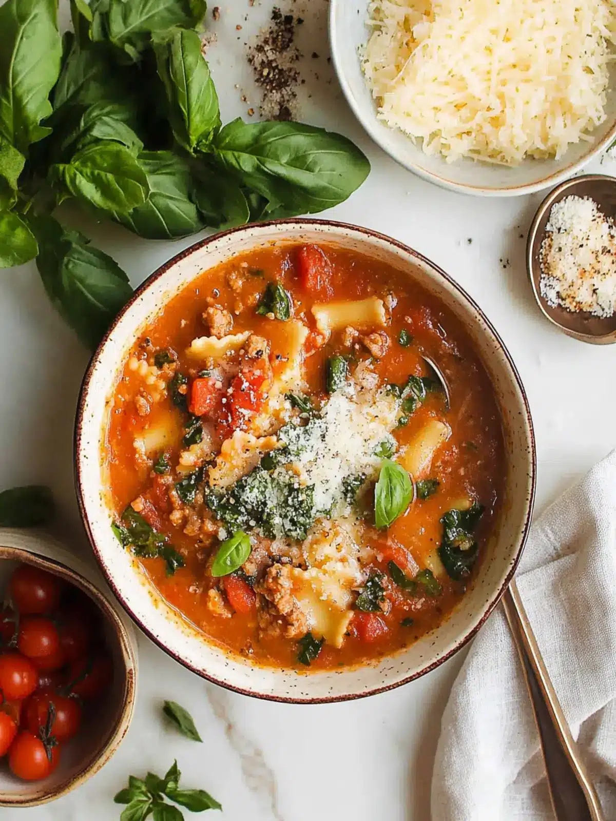 Cozy Up with Easy Creamy Lasagna Soup in 40 Minutes 2 Easy Creamy Lasagna Soup