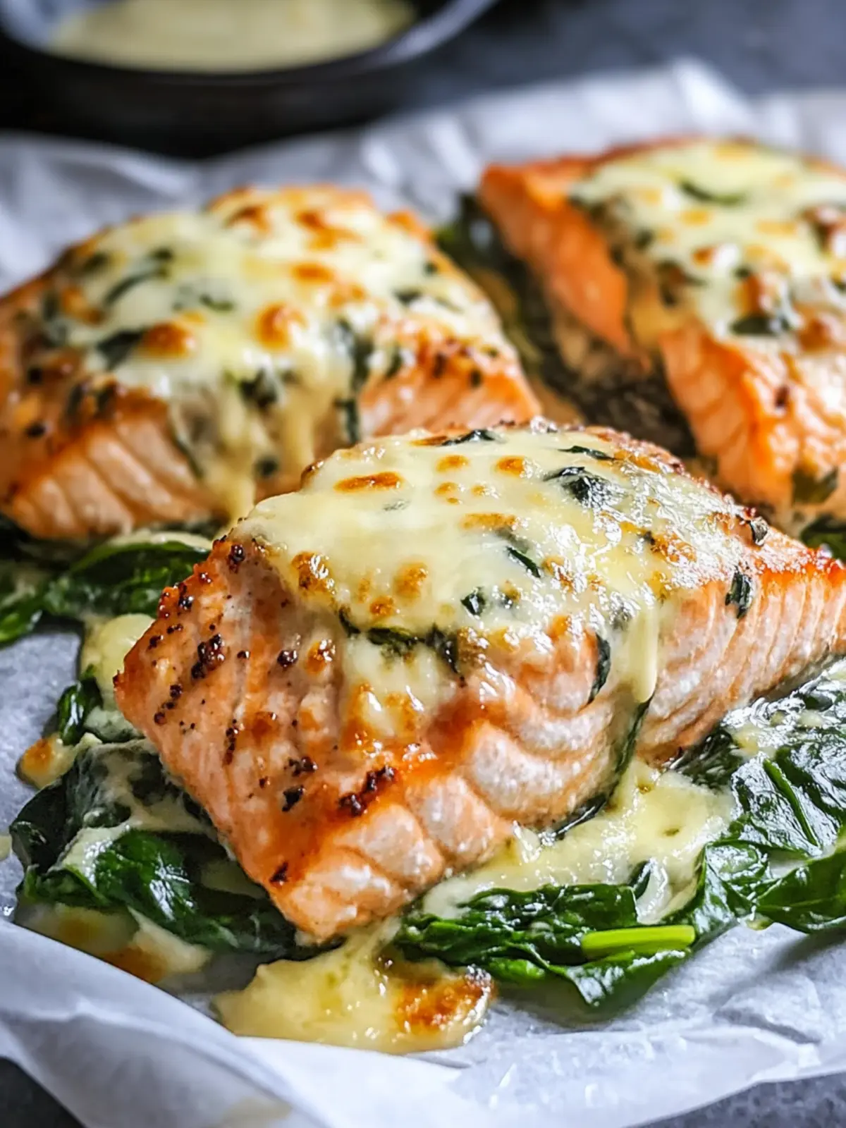 Irresistible Baked Salmon with Spinach and Mozzarella Magic 4 Irresistible Baked Salmon with Spinach and Mozzarella Bliss