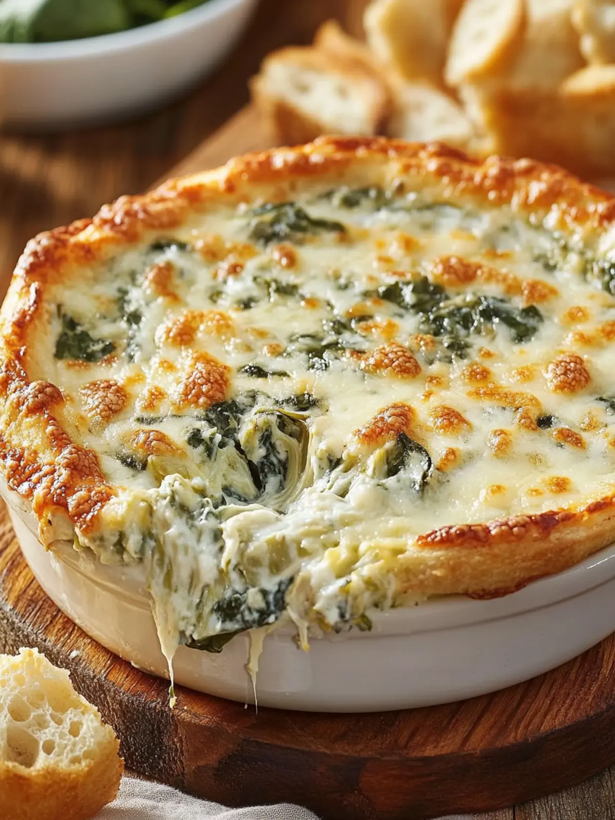 Spinach & Artichoke Dip: Hot, Cheesy & Devour-Worthy Delight 5 Spinach & Artichoke Dip : Hot, Cheesy & Crowd-Pleasing