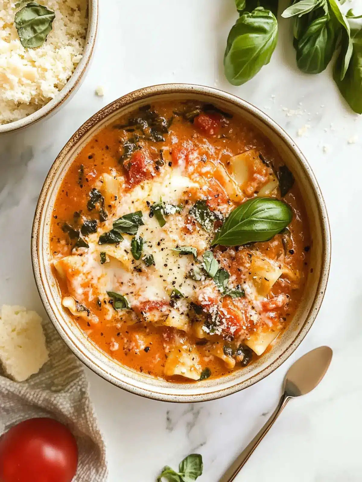Cozy Up with Easy Creamy Lasagna Soup in 40 Minutes 4 Easy Creamy Lasagna Soup