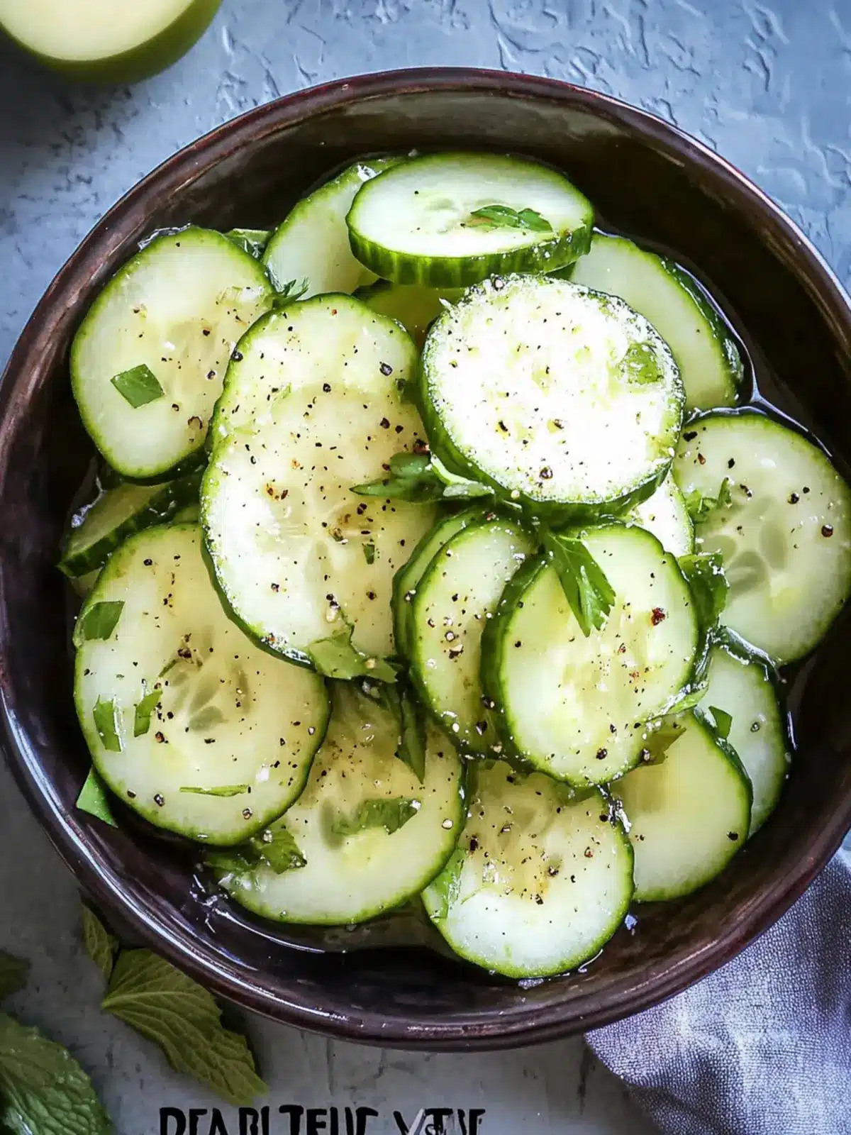 Refresh Your Summer with Apple Cider Vinegar Cucumber Salad 3 Apple Cider Vinegar Cucumber Salad