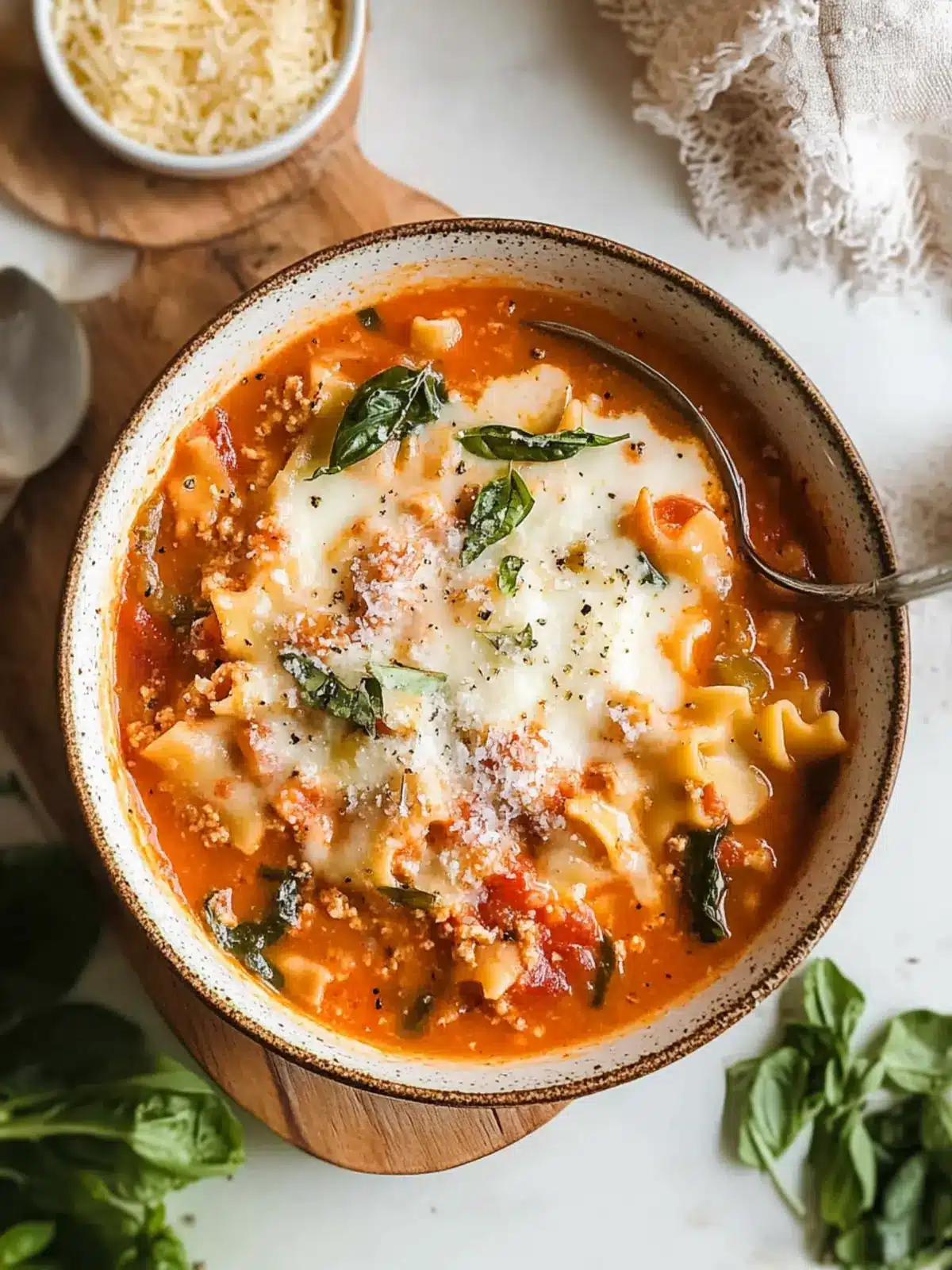 Cozy Up with Easy Creamy Lasagna Soup in 40 Minutes 3 Easy Creamy Lasagna Soup