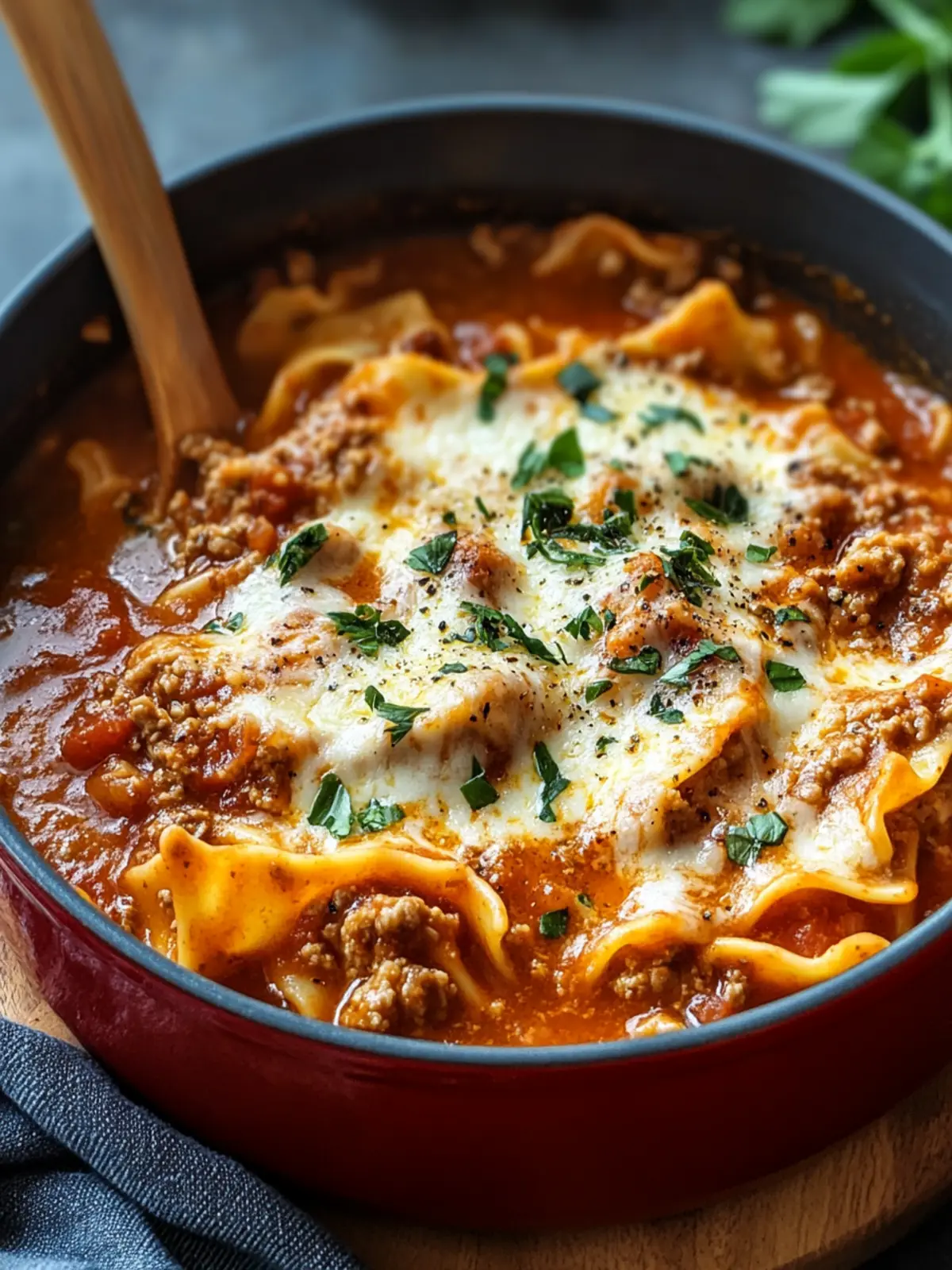 One Pot Lasagna Soup: A Quick, Easy Family Favorite Dinner 5 One Pot Lasagna Soup: Quick, Easy, And Family-approved Dinner
