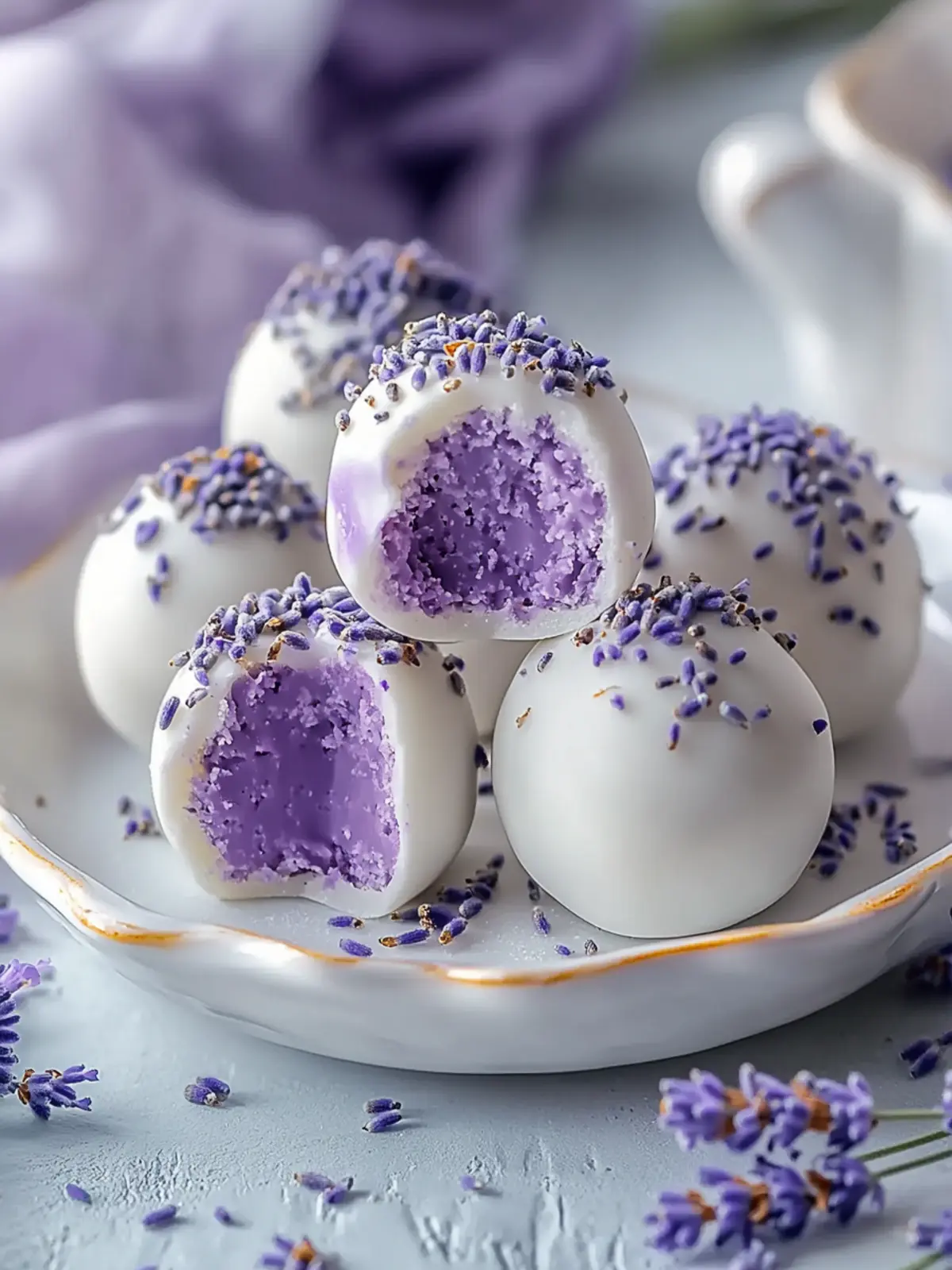 Delightful Enchanting Lavender Truffles: A Luxurious Treat 3 Enchanting Lavender Truffles