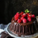 Indulge in Chocolate Fudge Cake with Red Berry Ganache Bliss 9 Chocolate Fudge Cake with Red Berry Ganache