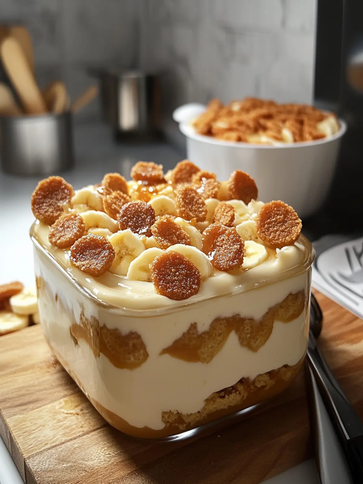 Indulge in Caramel Biscoff Banana Pudding Bliss Today 4 Caramel Biscoff Banana Pudding