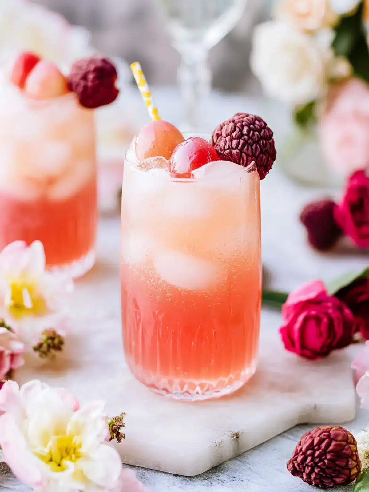 Refreshing Rose Garden Lychee Sparkler for Your Next Celebration 3 Rose Garden Lychee Sparkler
