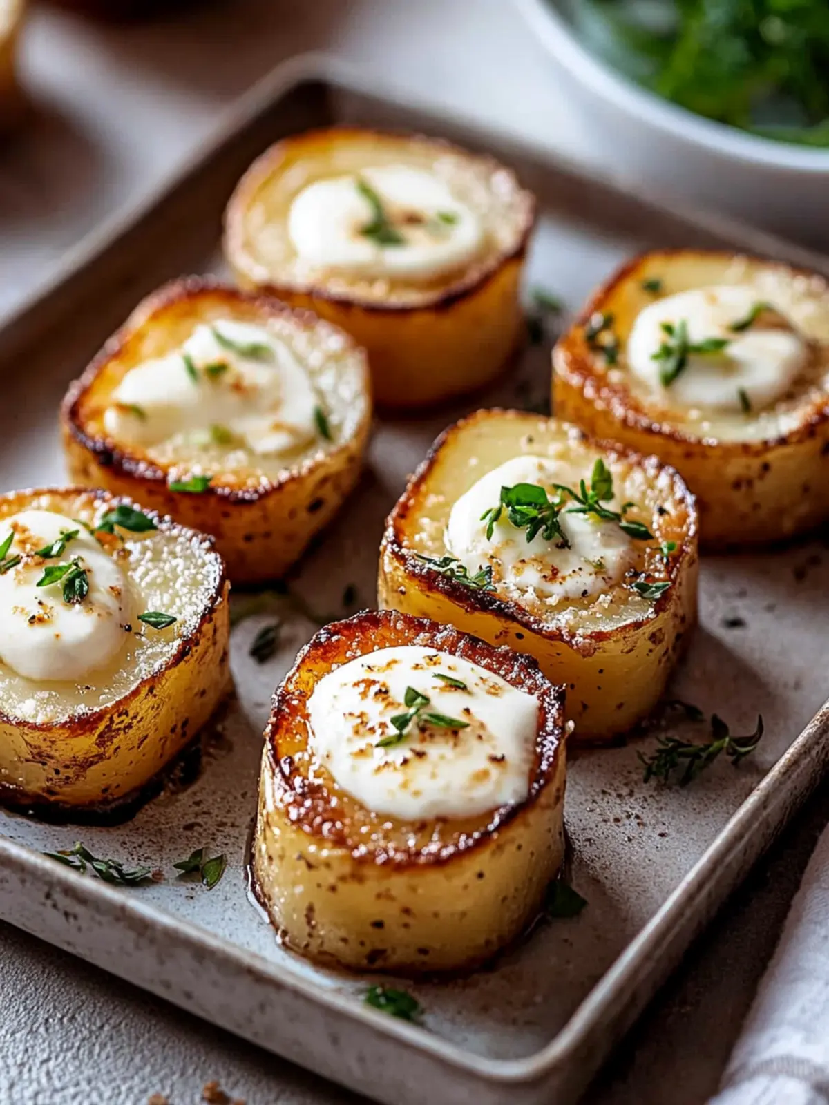 Irresistible Garlic Parmesan Potato Pavé Recipe with Crème Fraîche 4 Garlic Parmesan Potato Pave Recipe with Crème Fraîche