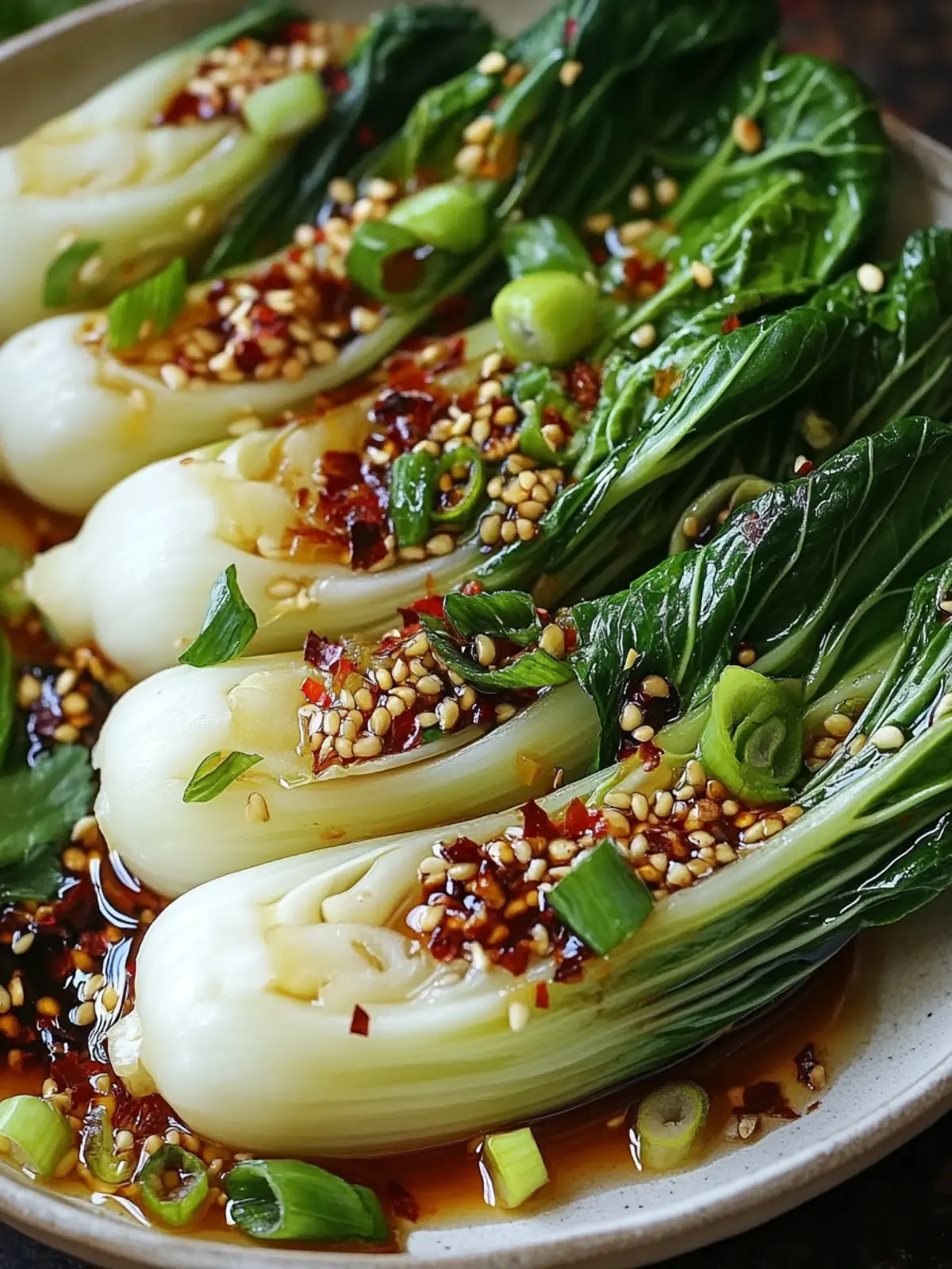 Quick Bok Choy with Ginger Chili Sauce: A Colorful Flavor Rush 2 Quick Bok Choy with Ginger Chili Sauce: A Tasty Delight!