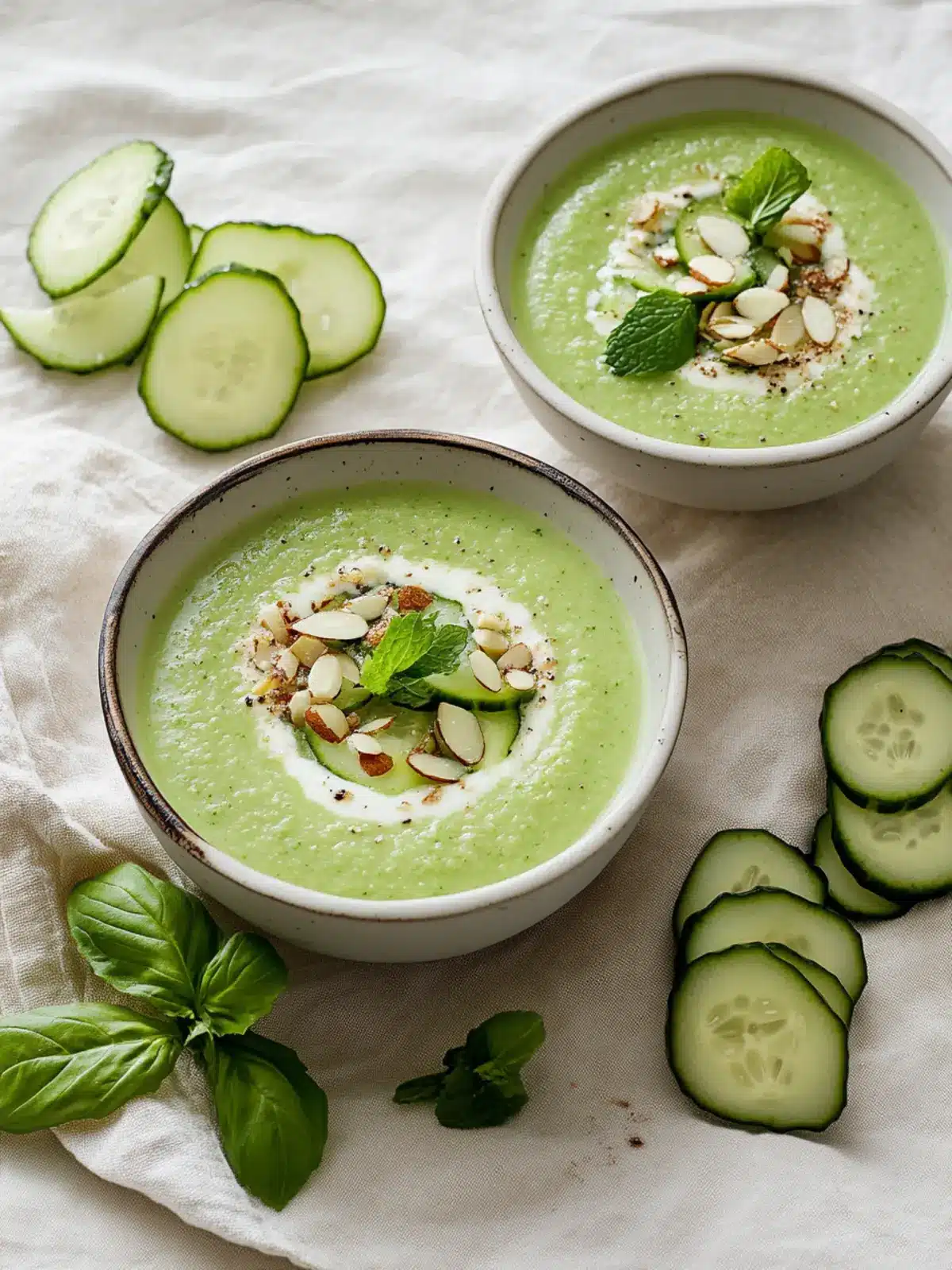 Cucumber Almond Gazpacho: Your New Favorite No-Cook Delight 3 Cucumber Almond Gazpacho