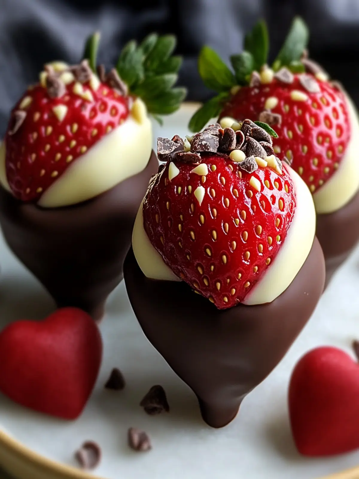 Irresistible Chocolate Dipped Strawberries for Valentine’s Day 2 Chocolate Dipped Strawberries Valentine’s Day