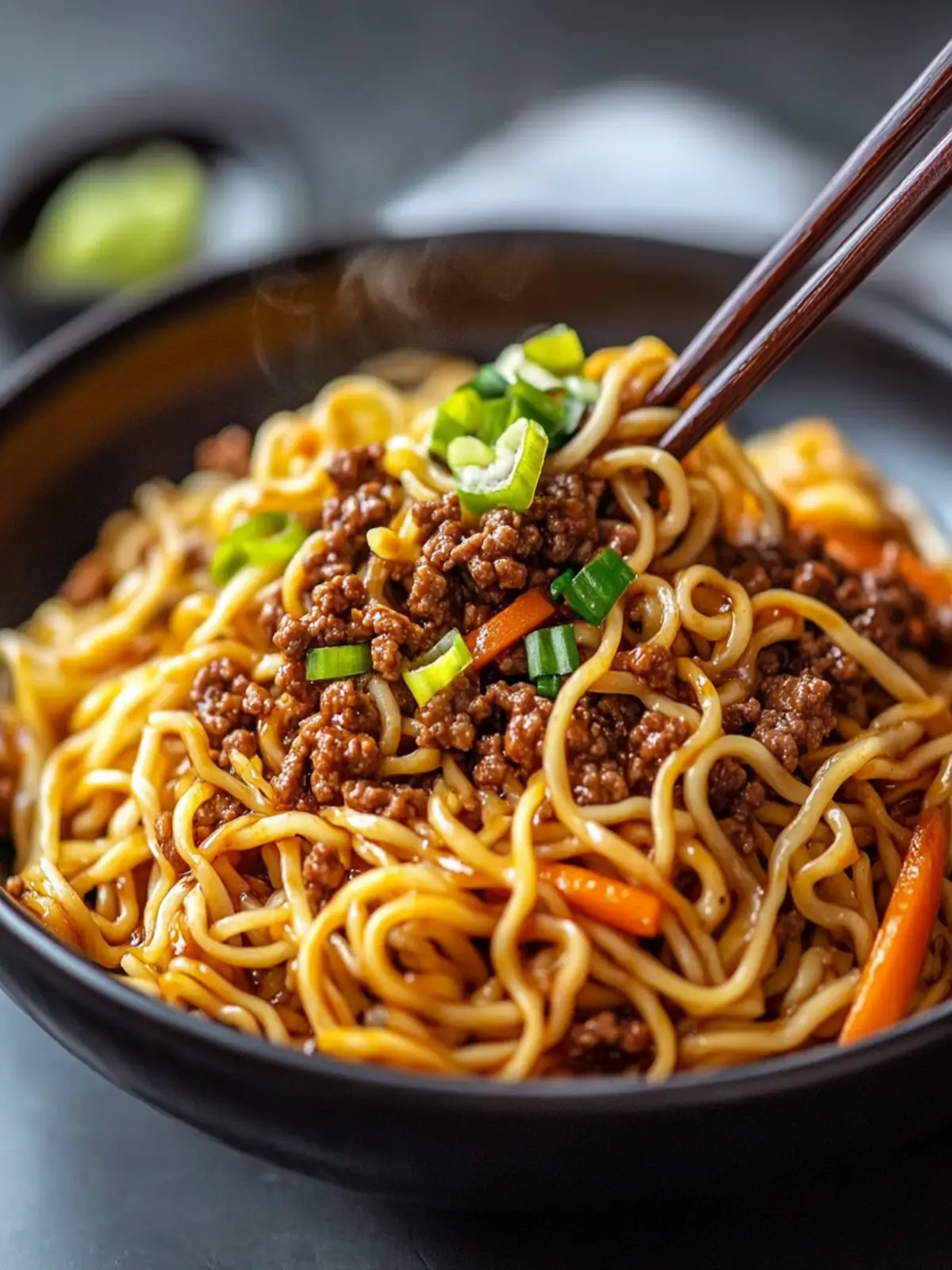 Irresistible Mongolian Ground Beef Noodles in 30 Minutes 2 Mongolian Ground Beef Noodles
