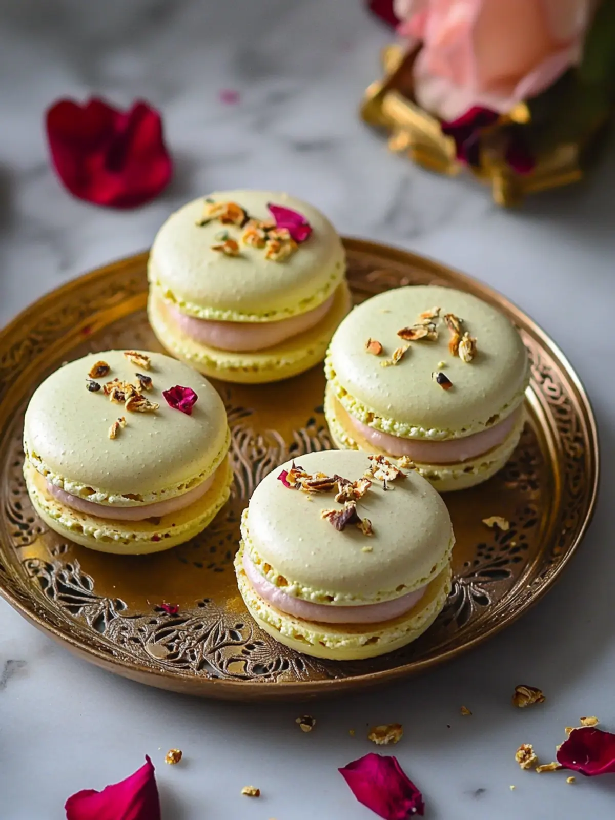 Delightful Rasmalai Macarons: A Unique Fusion Treat 2 Rasmalai Macarons