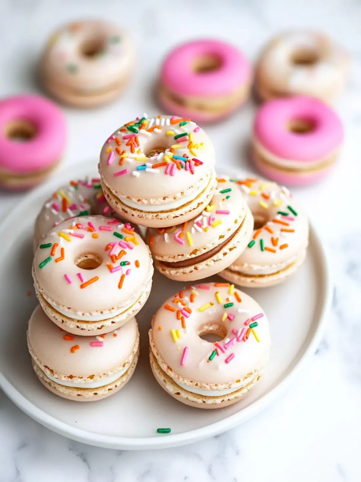 Irresistible Donut Macarons You Can Make at Home 3 Donut Macarons
