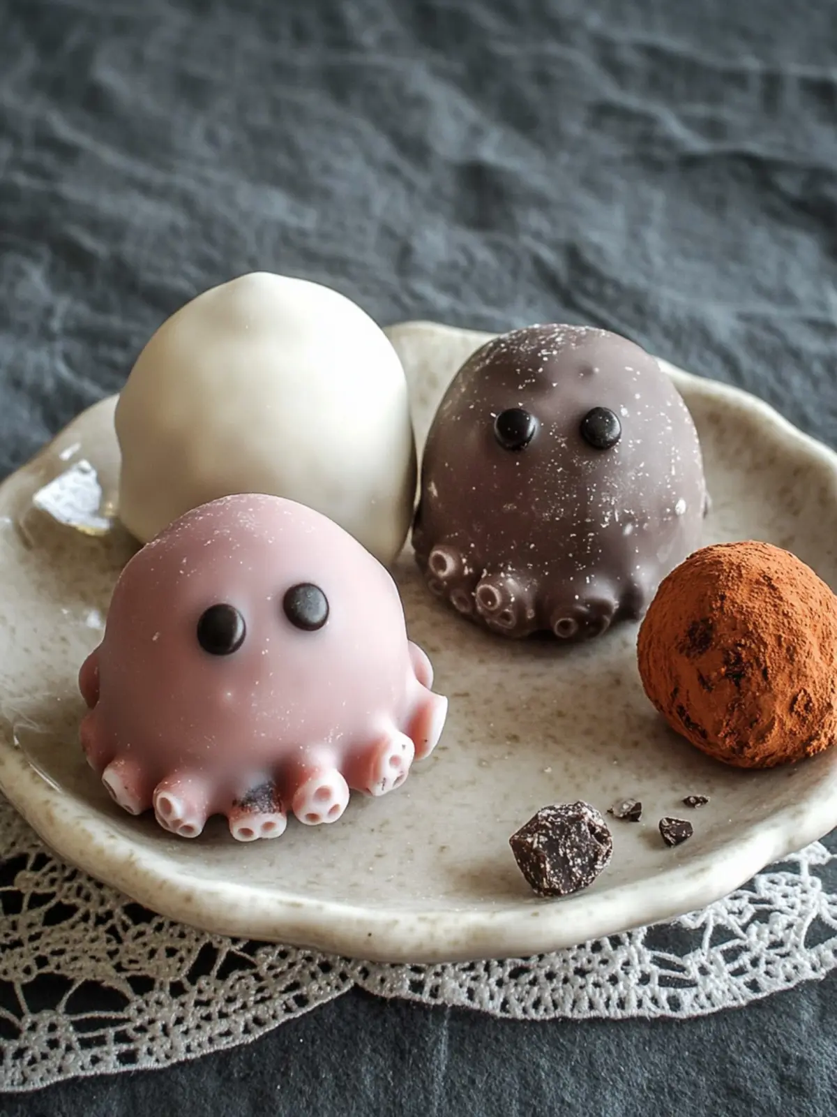 Tartufi di Cioccolato Octopus Truffles: Fun for Kids and Parties 4 Tartufi di cioccolato ‘Octopus truffles’