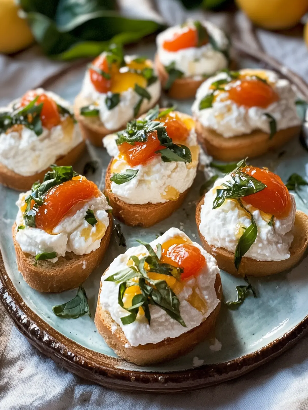 Whipped Honey Ricotta Crostini: Your New Favorite Appetizer 3 Whipped Honey Ricotta Crostini