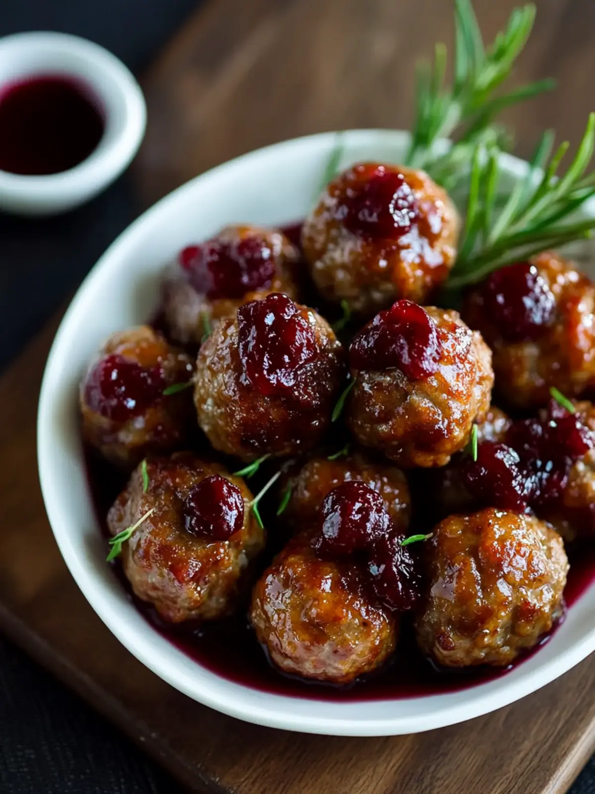 Mini Turkey Meatballs With Cranberry Glaze for Easy Comfort 4 Mini Turkey Meatballs With Cranberry Glaze