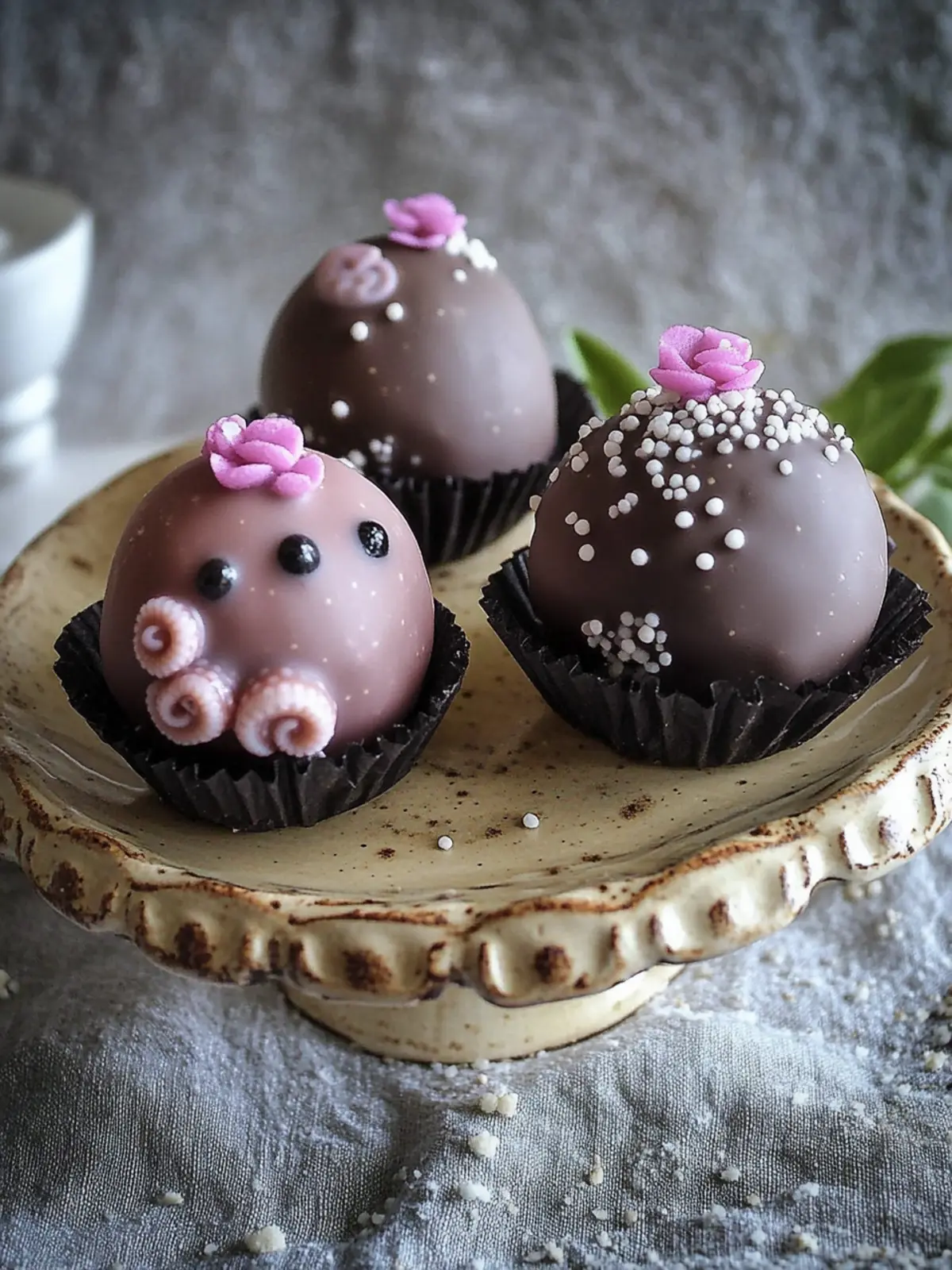 Tartufi di Cioccolato Octopus Truffles: Fun for Kids and Parties 3 Tartufi di cioccolato ‘Octopus truffles’