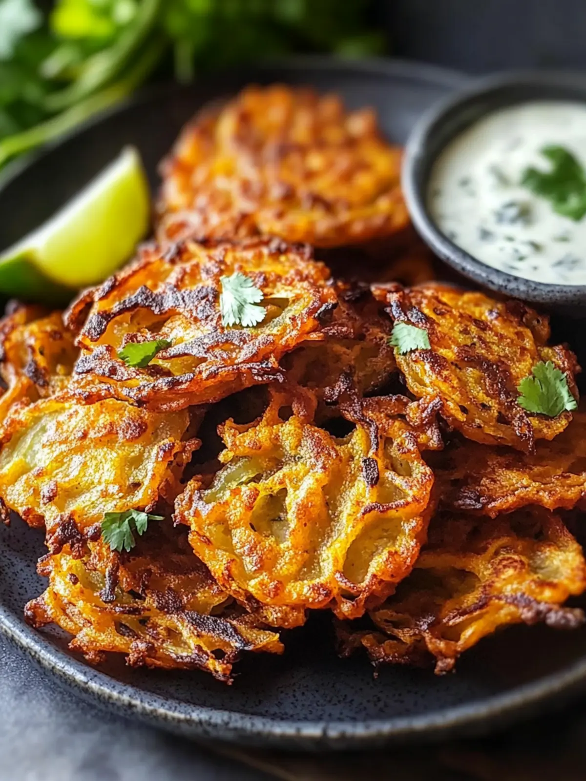 Crispy Indian Onion Bhaji: Quick, Vegan, and Guilt-Free! 4 Indian Onion Bhaji