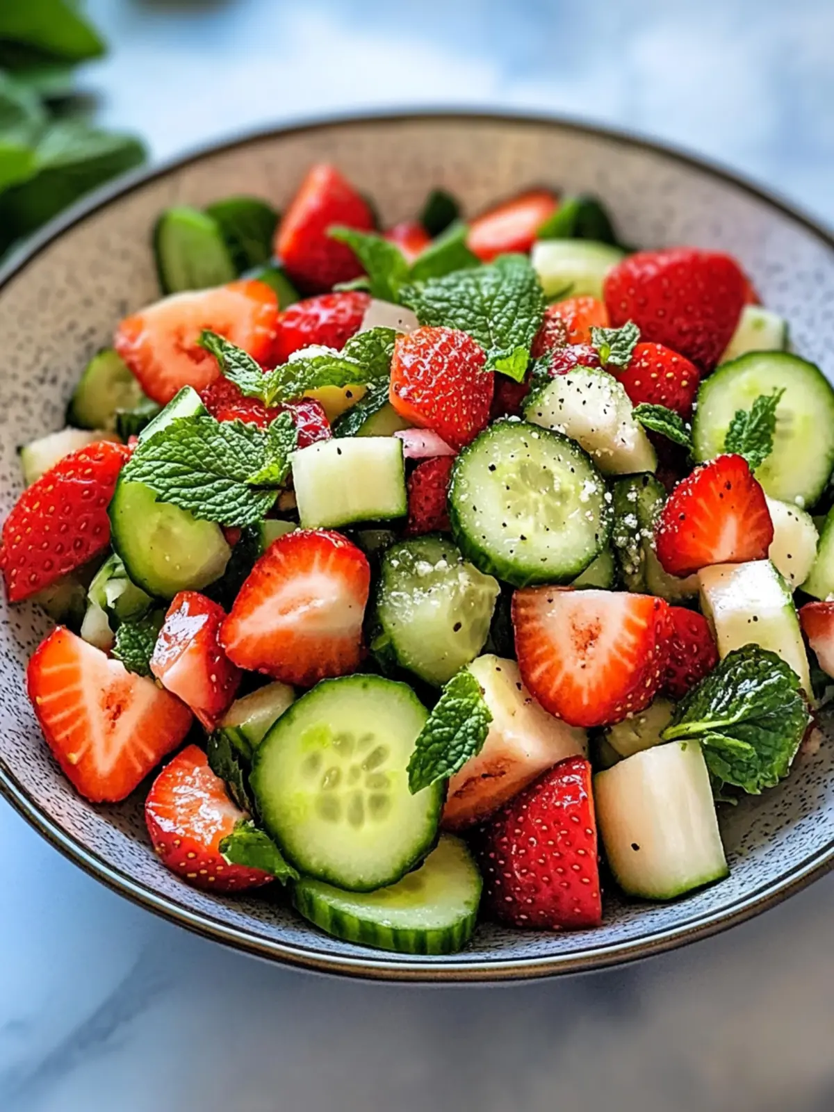 Refreshing Strawberry Cucumber Salad Recipe You'll Love 3 Strawberry Cucumber Salad Recipe