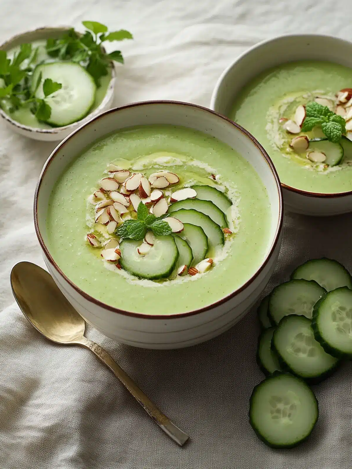 Cucumber Almond Gazpacho: Your New Favorite No-Cook Delight 4 Cucumber Almond Gazpacho