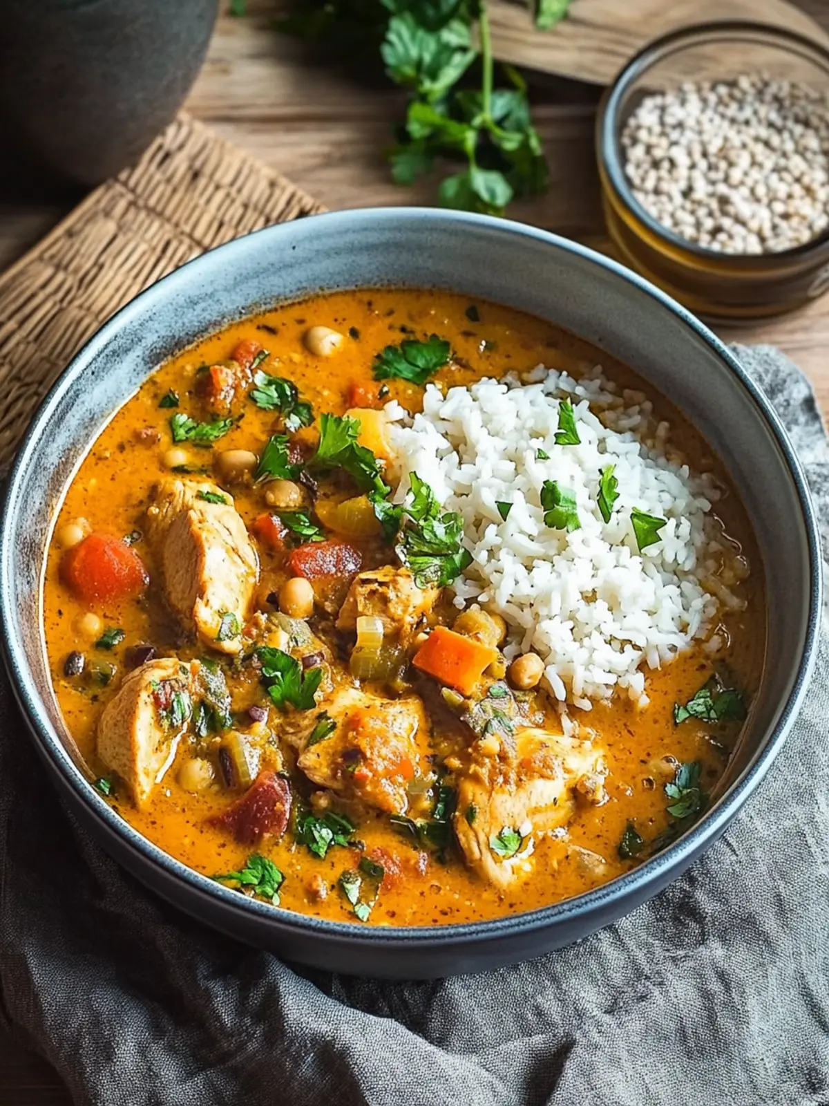 Savor the Comfort of African Groundnut Stew with Chicken 4 African Groundnut Stew with Chicken
