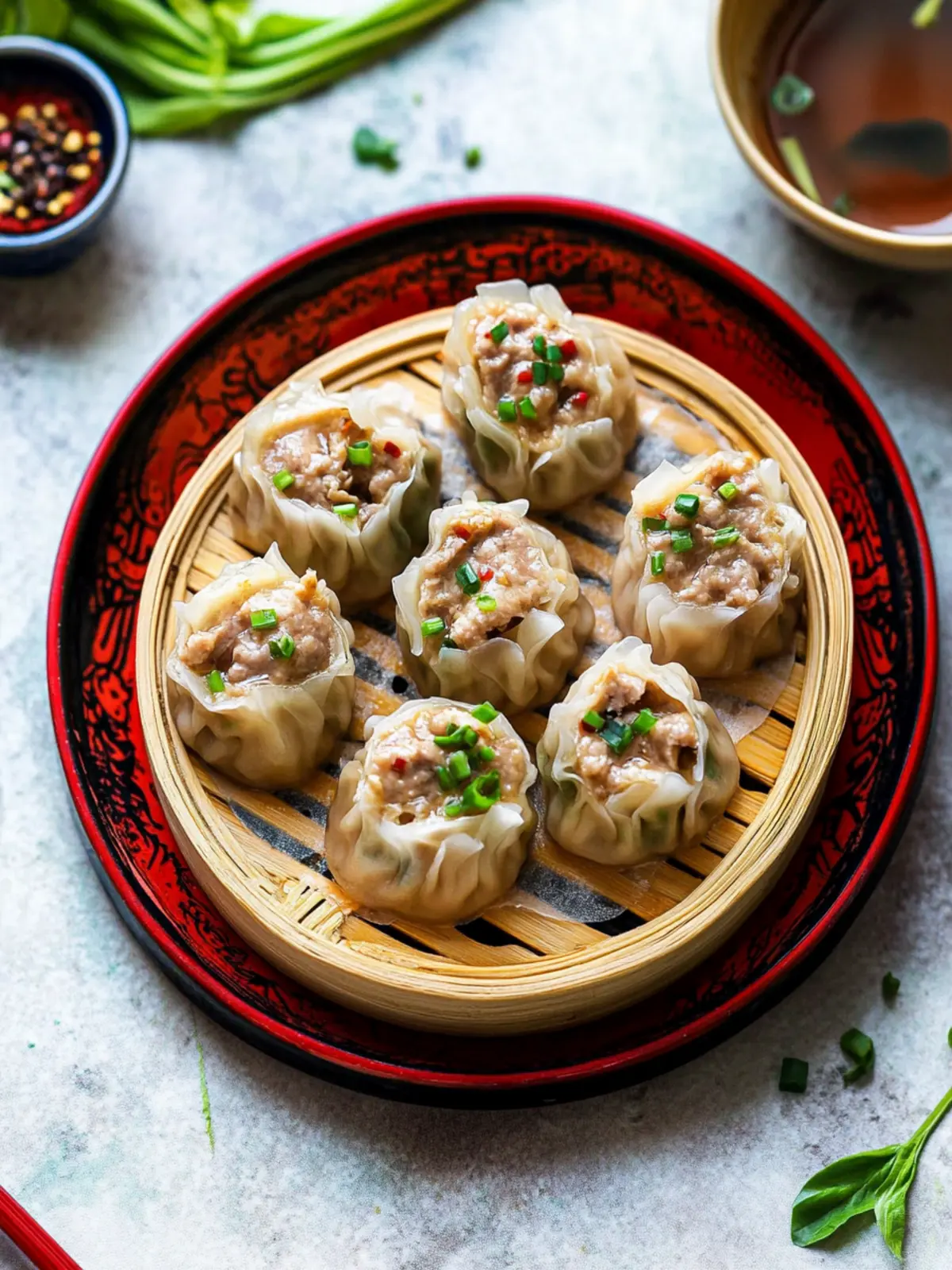 Delicious Pork Shumai Dumplings: A Family-Favorite Recipe 4 Pork Shumai Dumplings (Siu Mai)
