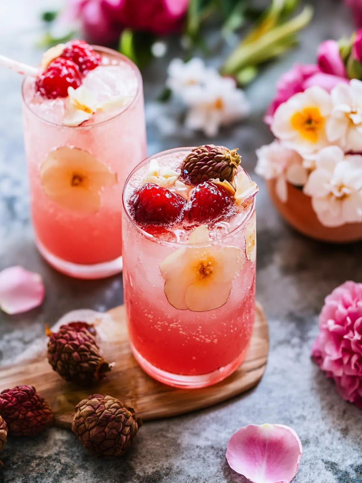 Refreshing Rose Garden Lychee Sparkler for Your Next Celebration 4 Rose Garden Lychee Sparkler