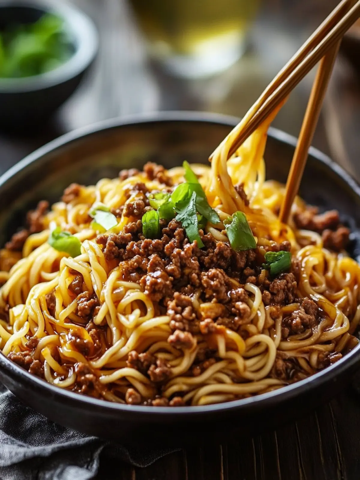 Irresistible Mongolian Ground Beef Noodles in 30 Minutes 4 Mongolian Ground Beef Noodles