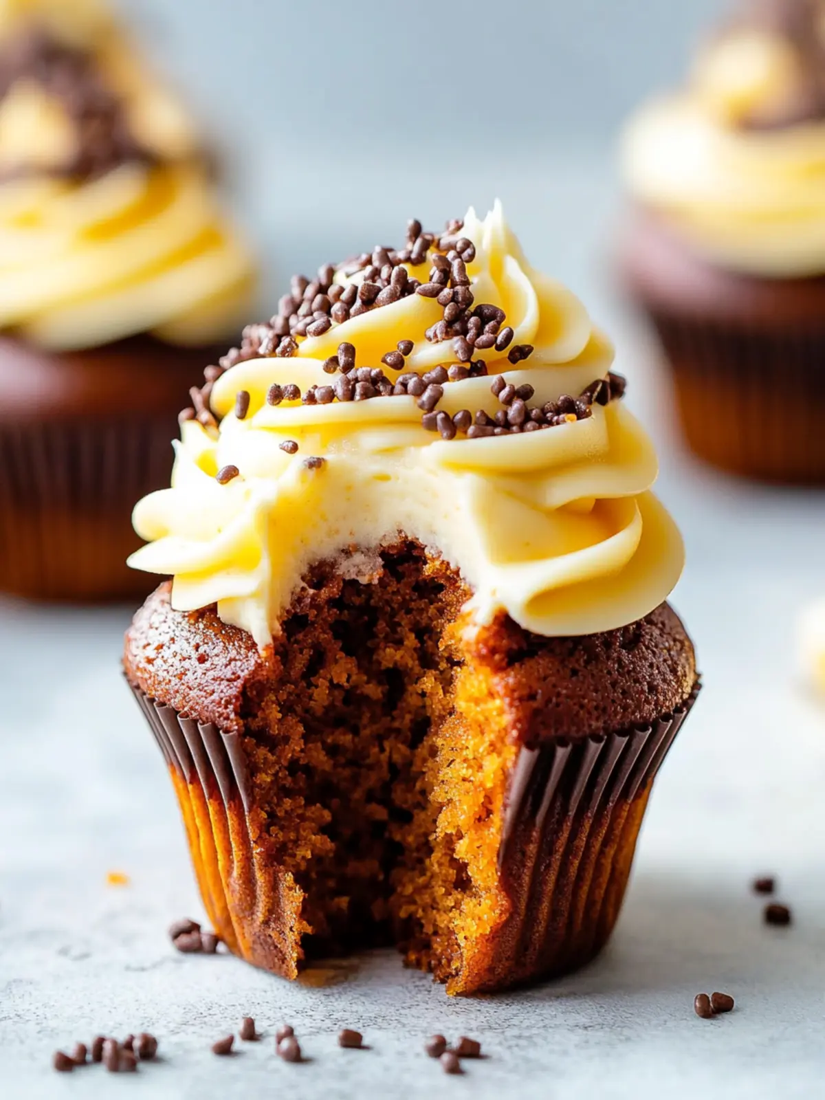 Decadent Brazilian Carrot Cupcakes with Brigadeiro Bliss 3 Brazilian Carrot Cupcakes with Brigadeiro