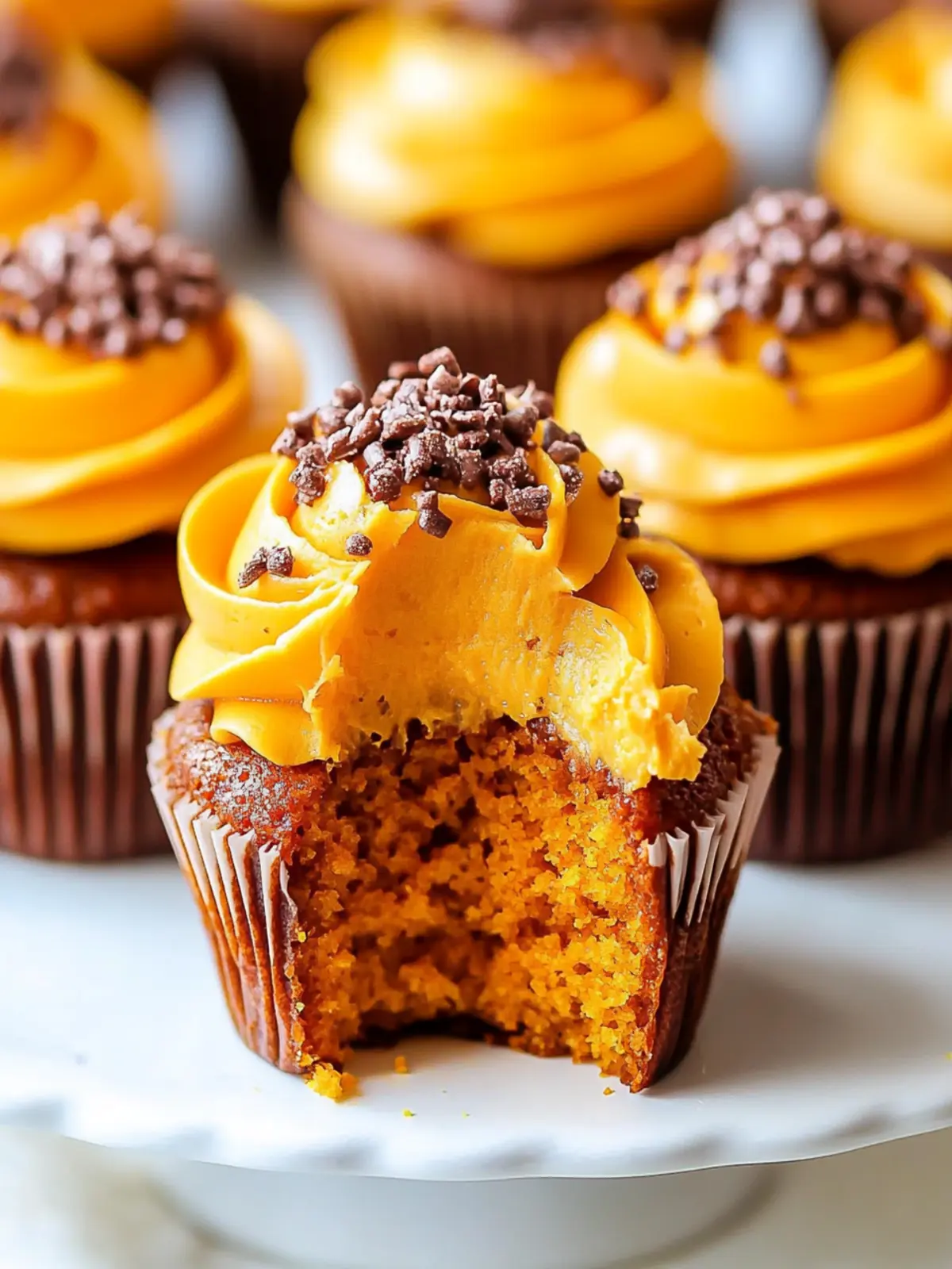 Decadent Brazilian Carrot Cupcakes with Brigadeiro Bliss 4 Brazilian Carrot Cupcakes with Brigadeiro