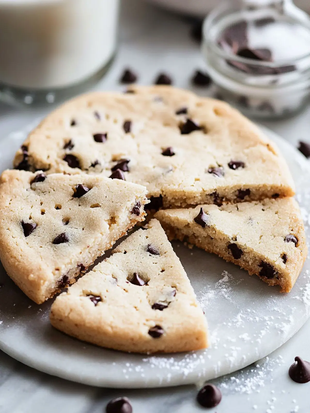 Melt-in-Your-Mouth Chocolate Chip Shortbread Cookies Recipe 2 Chocolate Chip Shortbread Cookies