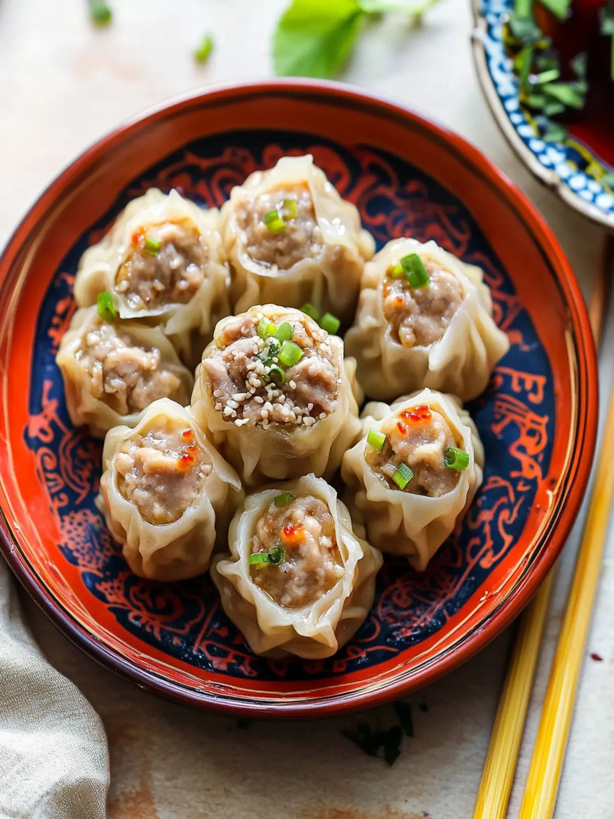 Delicious Pork Shumai Dumplings: A Family-Favorite Recipe 3 Pork Shumai Dumplings (Siu Mai)
