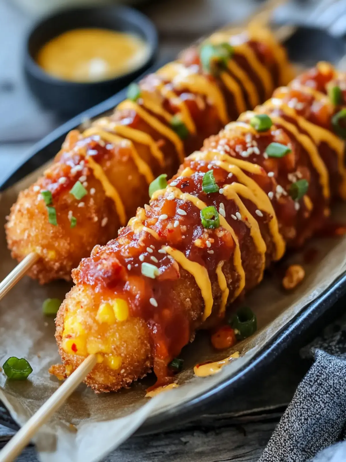 Super Cheesy Korean Corn Dogs You Can’t Resist at Home 5 Super Cheesy Korean Corn Dogs